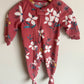 Fleece Rouge Flower Sleeper / 9m