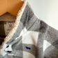 Fleece Grey Checkered Sweater/ 12m