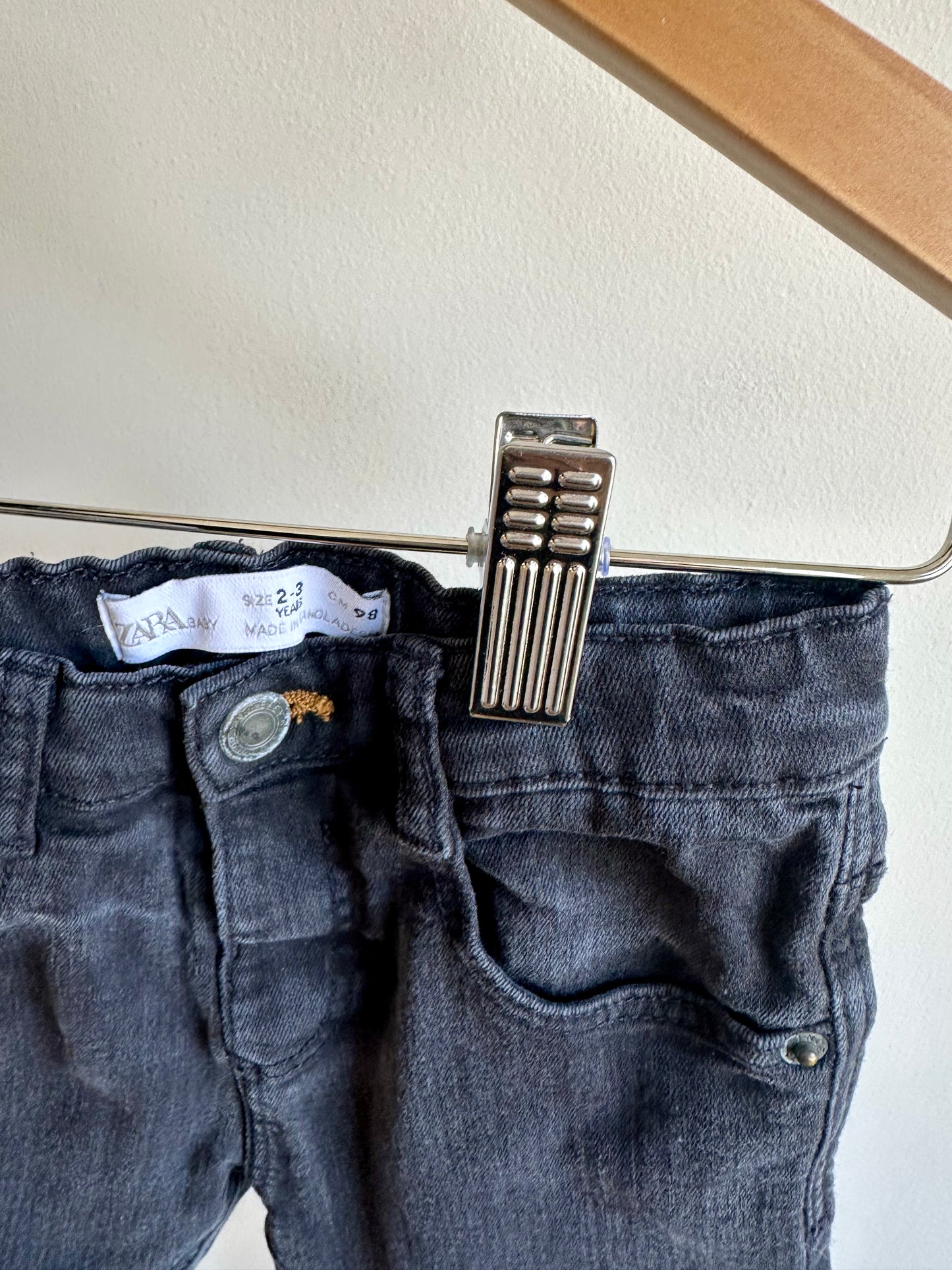 Zara Dark Black Jeans / 2-3T