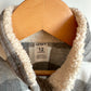 Fleece Grey Checkered Sweater/ 12m