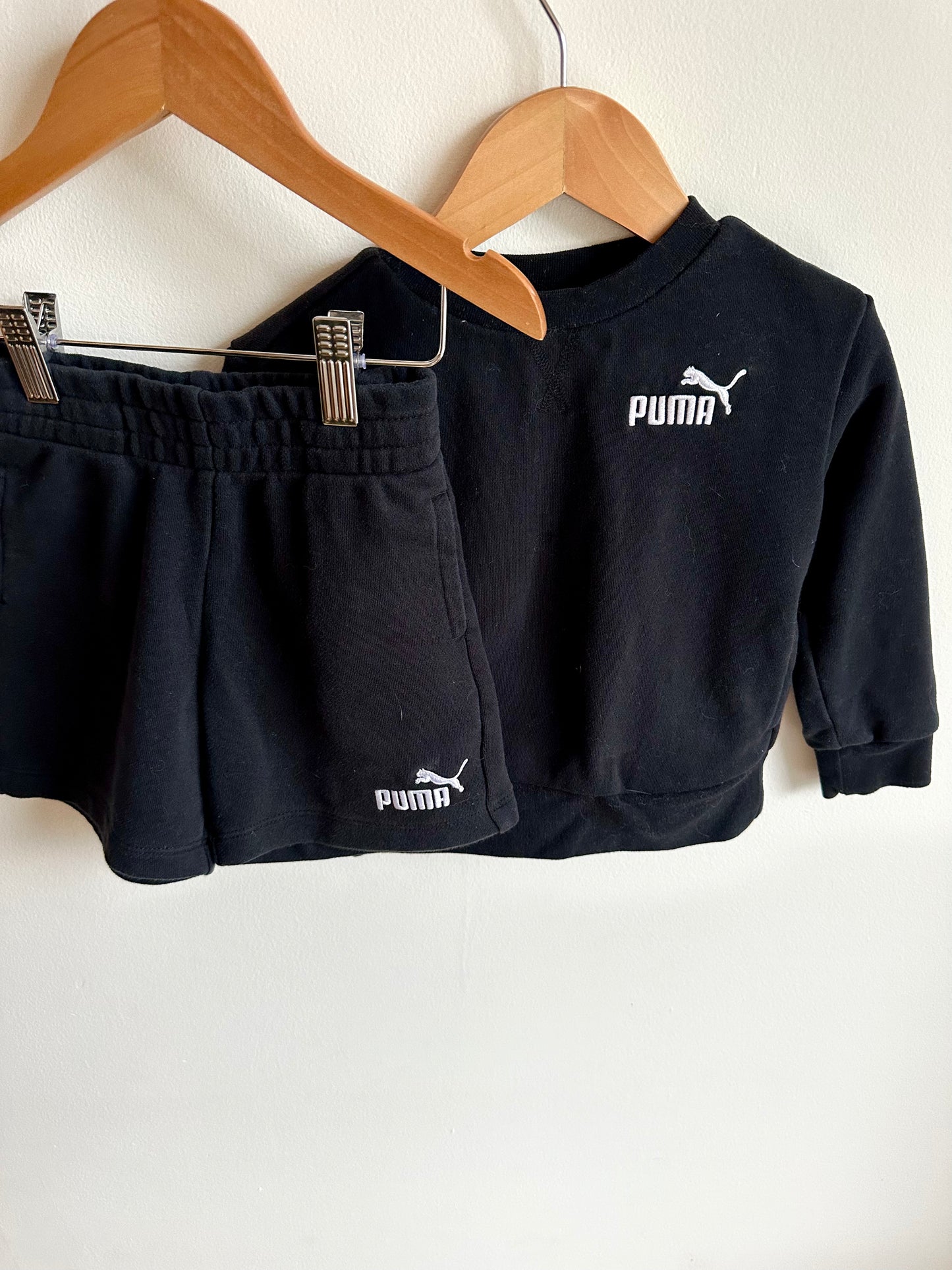 Puma Crewneck + Shorts Set / 2T