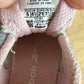 Grey and Pink Reebok Runners / Size 5 Toddler