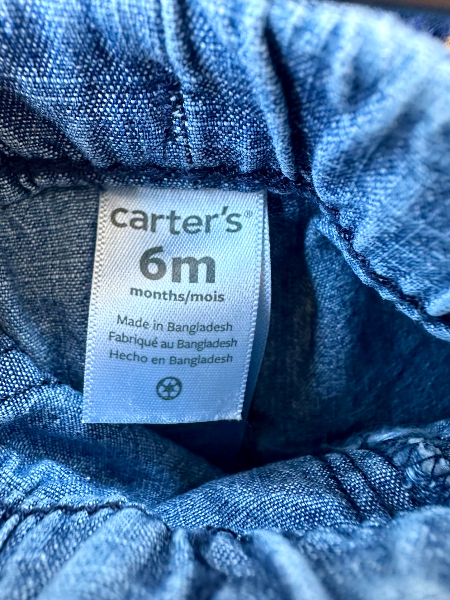 Denim Look Shorts / 6m