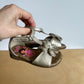 Flower Gold Shiny Sandals / Size 5 Toddler