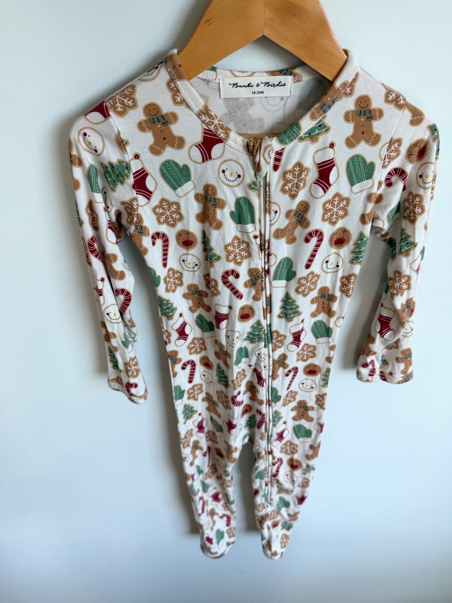 Bambie & Birdie Gingerbread Sleeper / 18-24m