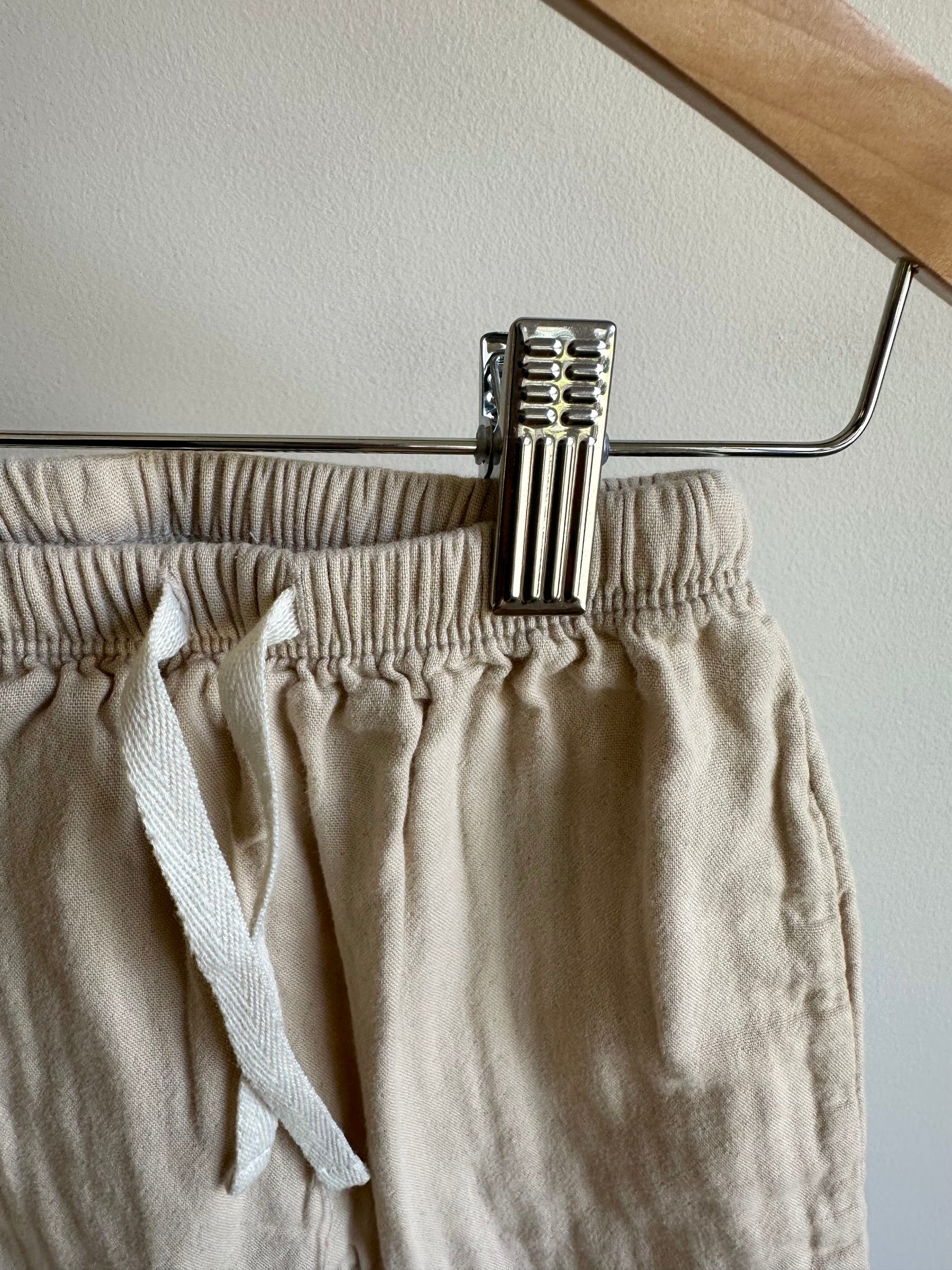 Tan Tapered Pants / 12-18m