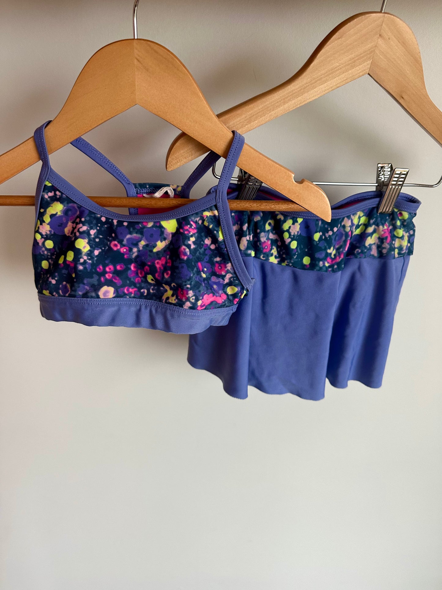 Purple Swim Top + Swim Skirt / 4T