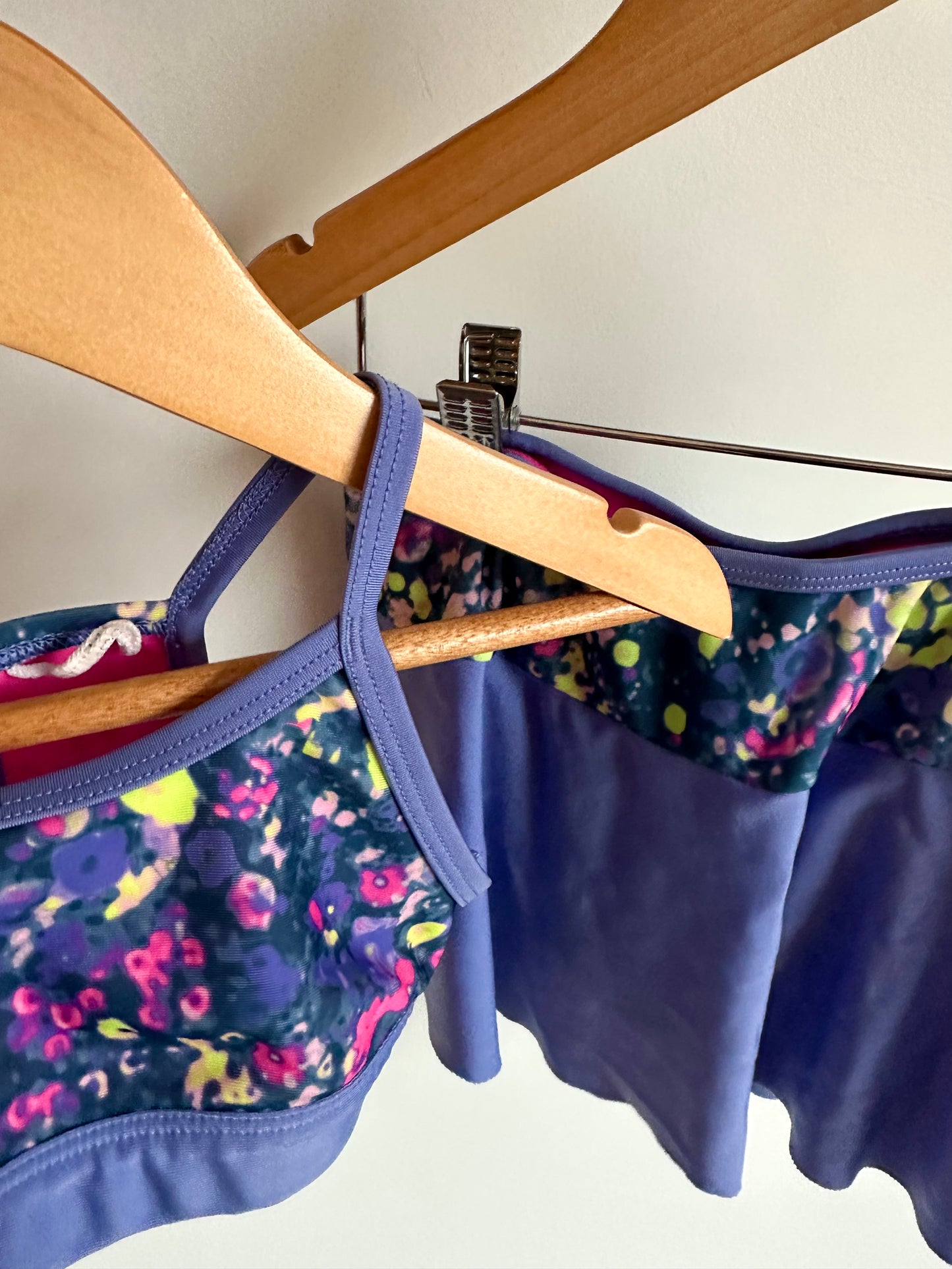 Purple Swim Top + Swim Skirt / 4T