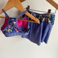 Purple Swim Top + Swim Skirt / 4T