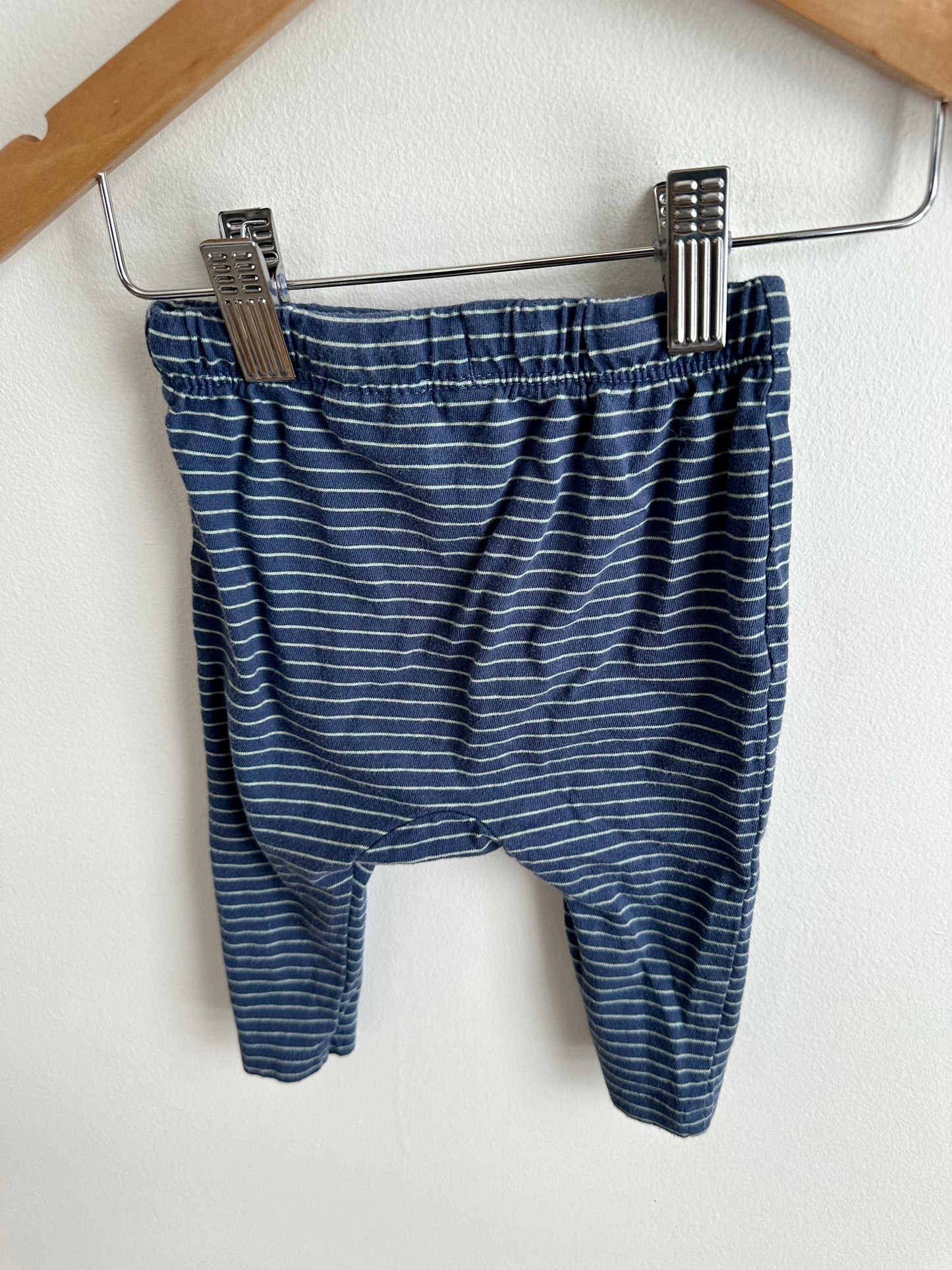 H&M Striped Blue Joggers / 4-6m