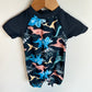 NavyDino Swimsuit / 6-12m