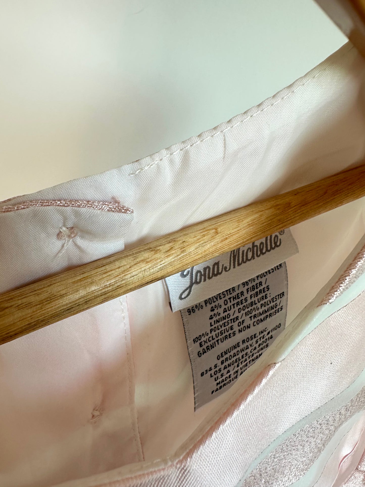 Pink Stripe Bow Dress (With Tags)  / 2T