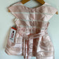 Pink Stripe Bow Dress (With Tags)  / 2T