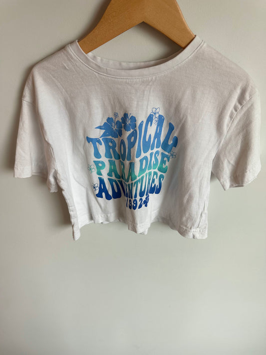 Tropical Paradise Adventures Cropped Top / 7 years