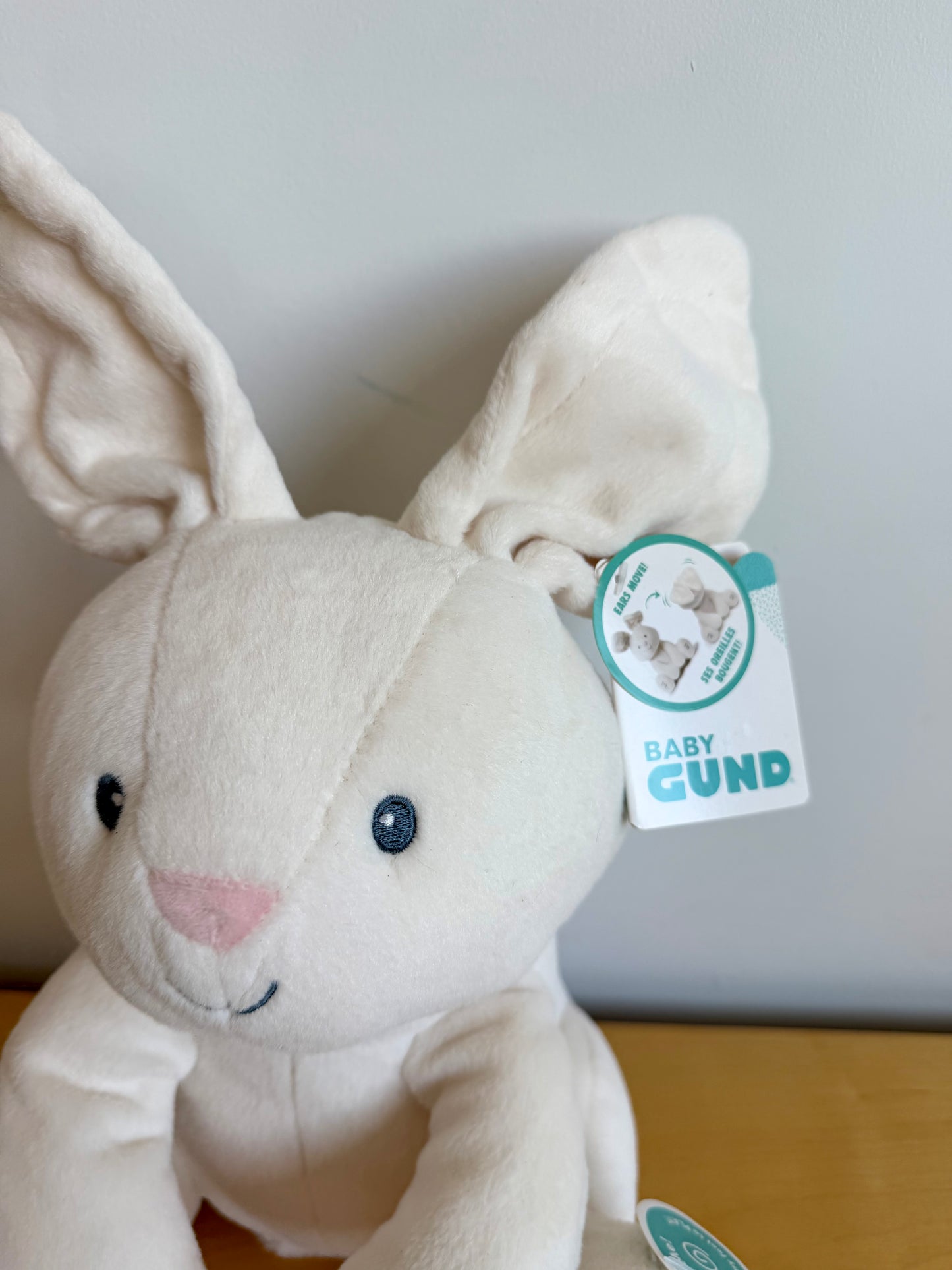 Flora The Animated Bunny 12" Plush Toy (With Tags) (No Shipping)