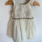 Cream Sparkly Dress / 2T