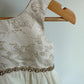 Cream Sparkly Dress / 2T