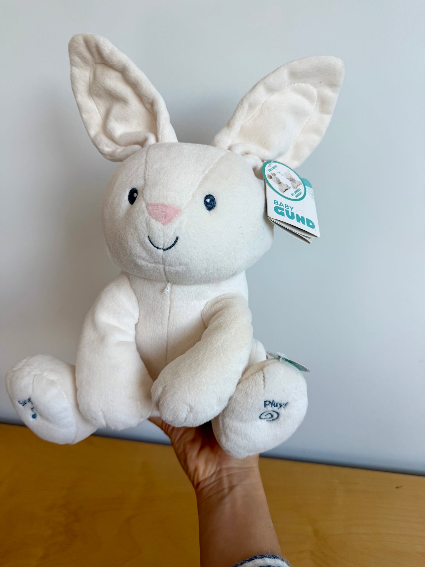 Flora The Animated Bunny 12" Plush Toy (With Tags) (No Shipping)