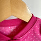 Pink Fleece Unicorn Sleeper / 18m