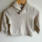 Soft Grey Sweater with Button / 18-24m