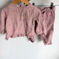 Mauve Floral Top + Pants Set (PLAY) / 18m (No Shipping)
