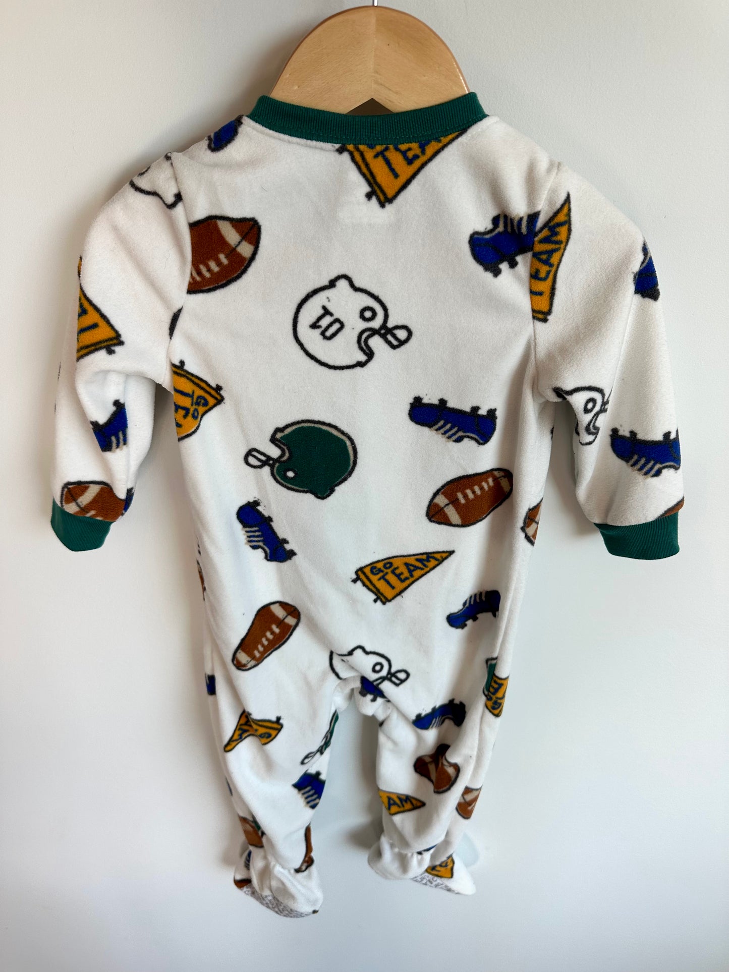 Fleece Football Sleeper / 18m