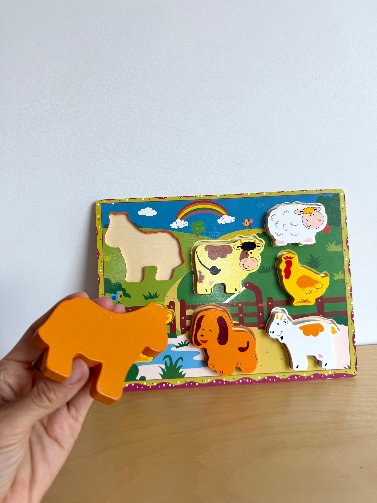 Farm Animal Puzzle Toy (No Shipping)