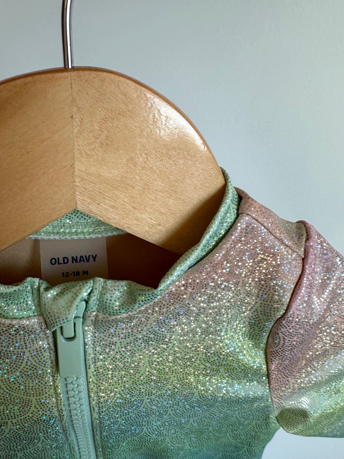 Sparkle Long Sleeve Swimsuit / 12-18m
