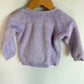 Pekkle Purple Fuzzy Llama Sweater / 18m