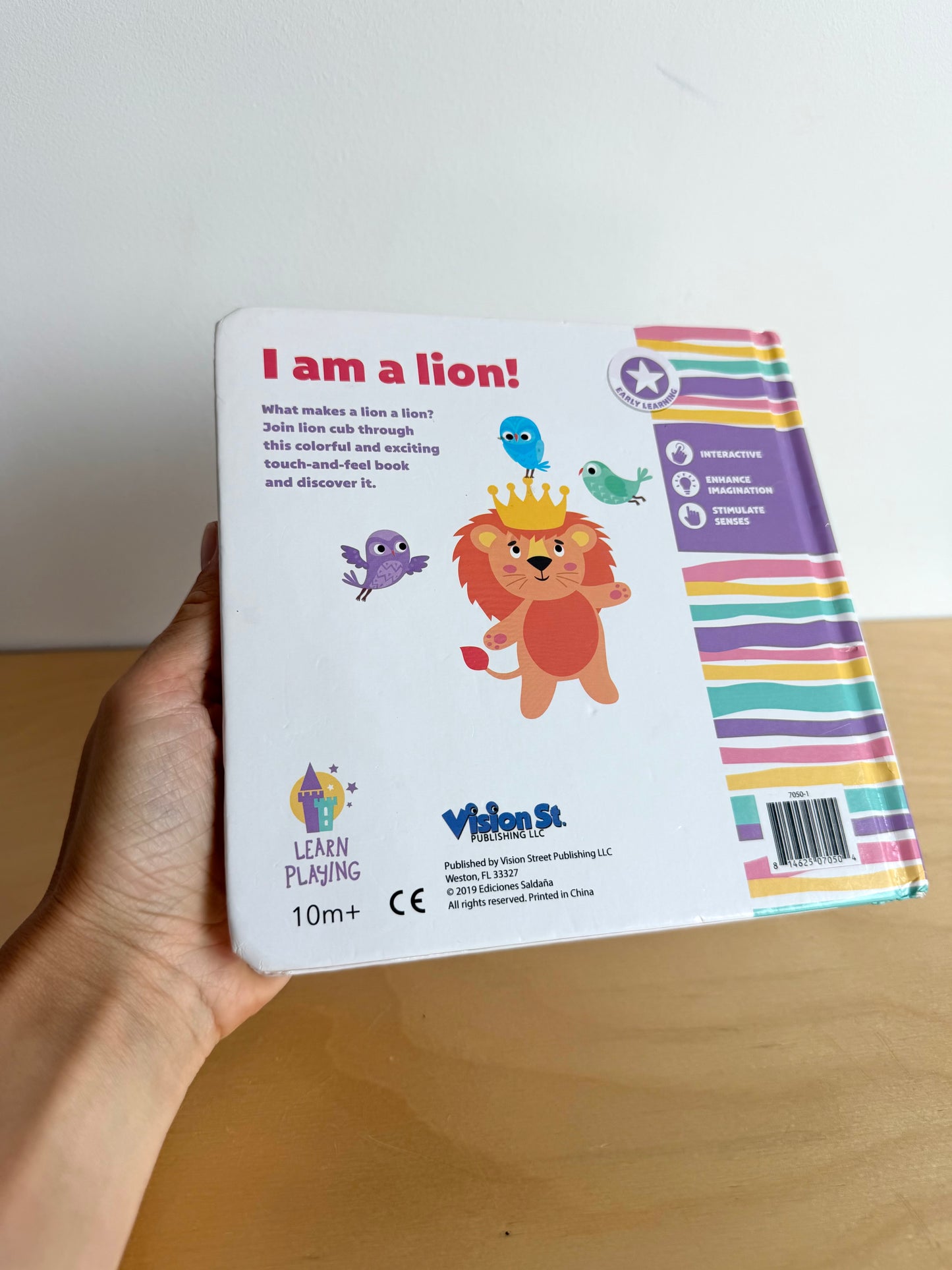 I Am A Lion Touch + Feel Book / 0-3 years