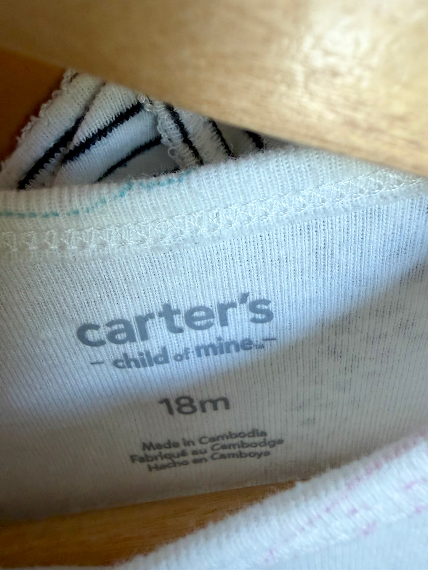 Set of 4 Long Sleeve Bodysuits / 18m