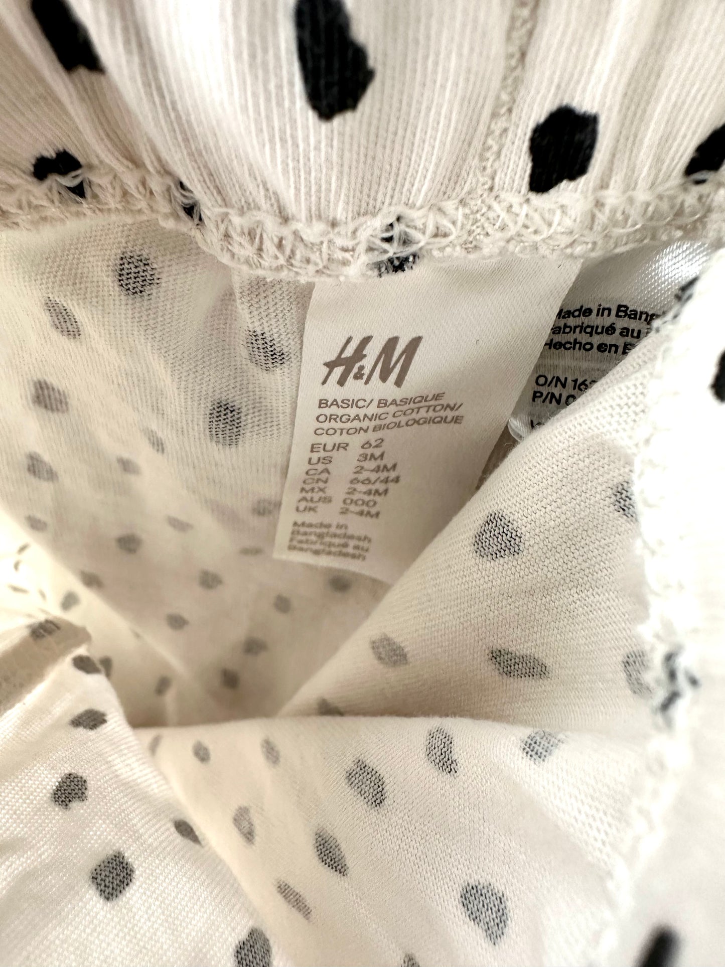 H&M Polka Dot Pants / 2-4m