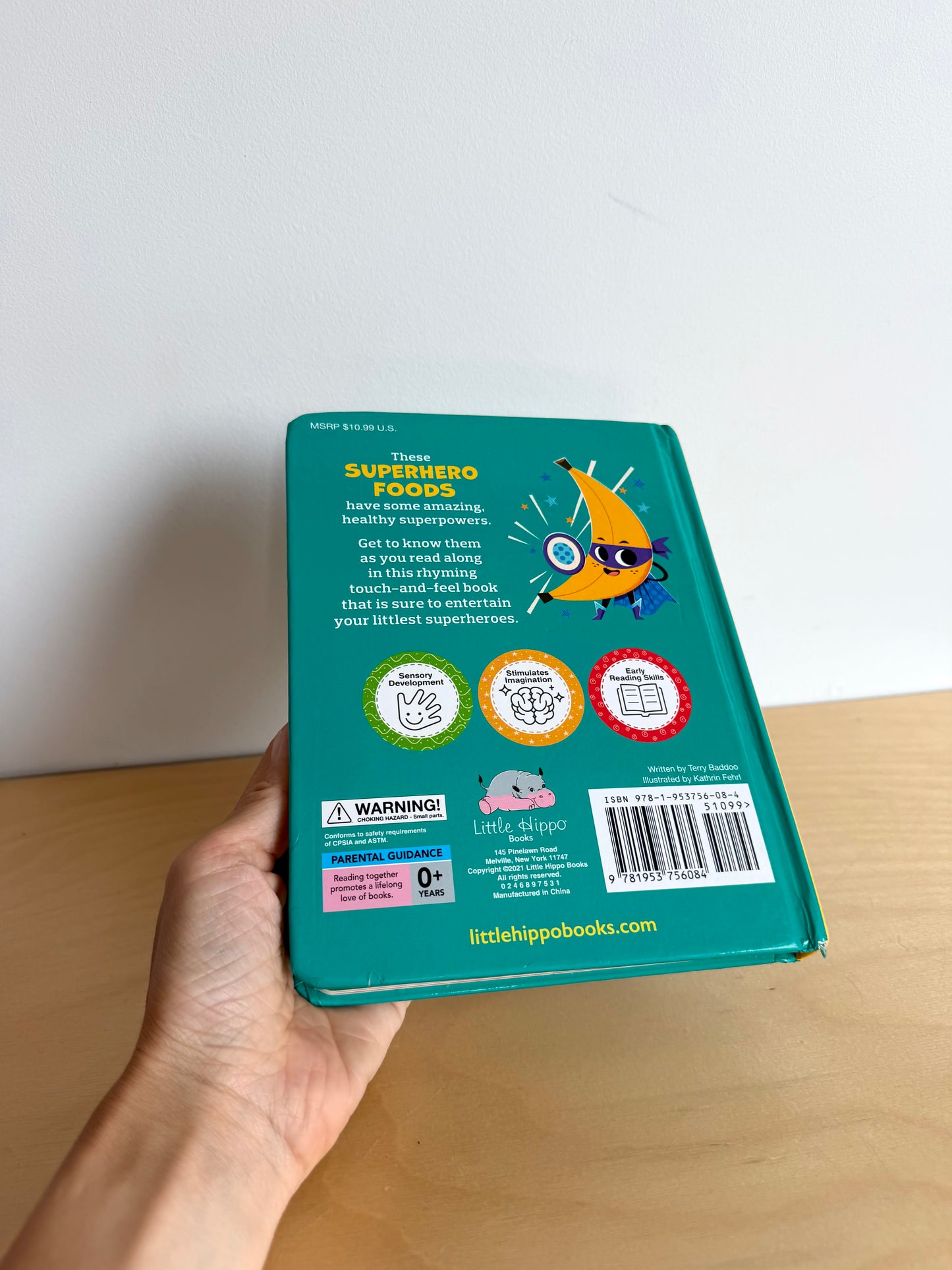 Superhero Foods Texture Book / 0-3 years