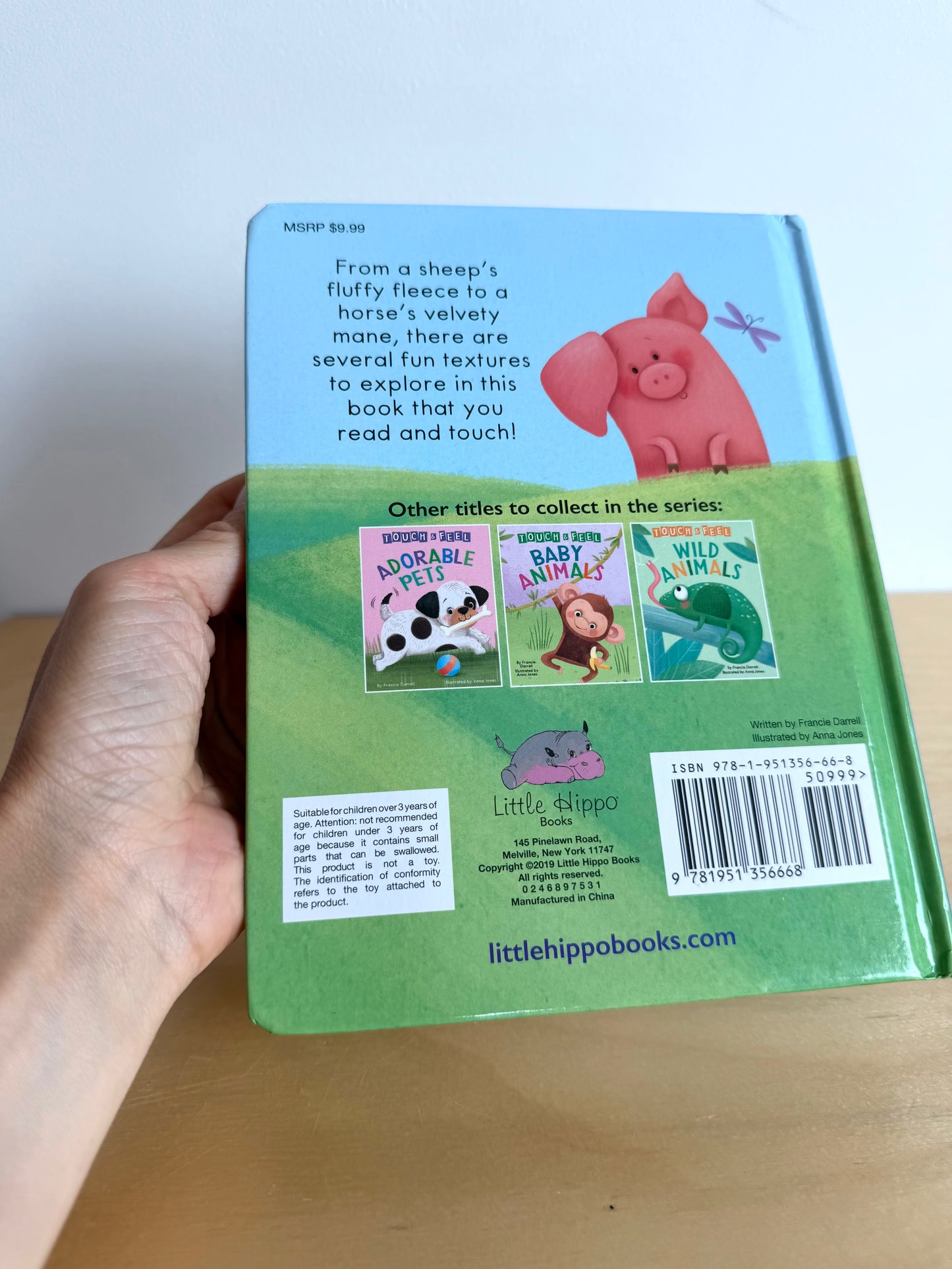 Touch & Feel Farm Animals Book / 0-3 years