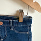 Dark Denim Fold Over Shorts / 2-3T