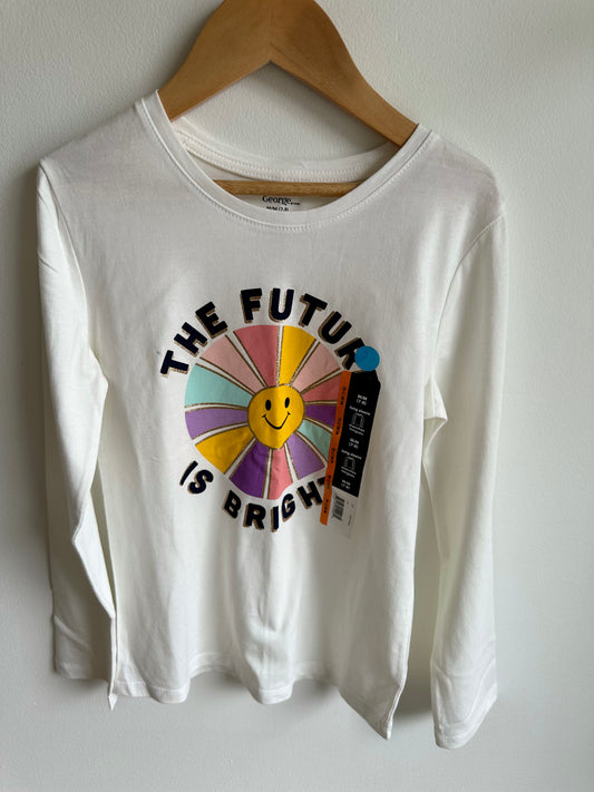 NEW The Future Is Bright Shirt / 7-8 years