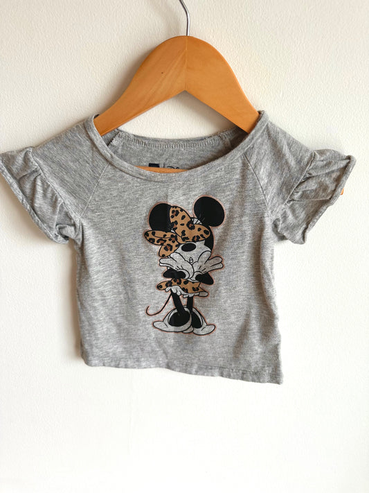 Minnie Grey Shirt / 12-18m