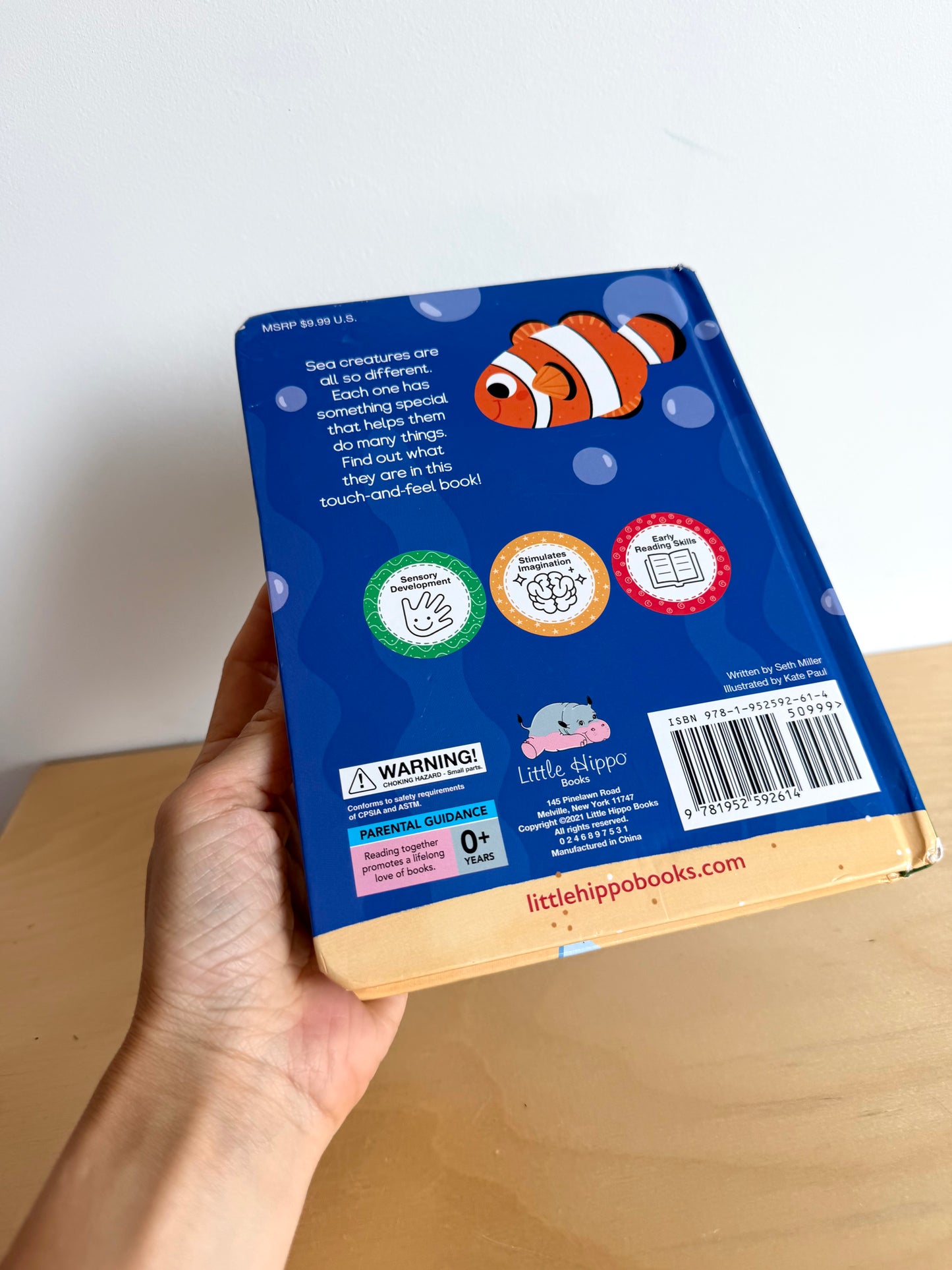 Silly Sea Creatures Texture Book / 0-3 years