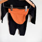 Skeleton Heart Jumpsuit + Hat / 6-9m?