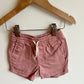 Salmon Shorts with Pockets / 12-18m