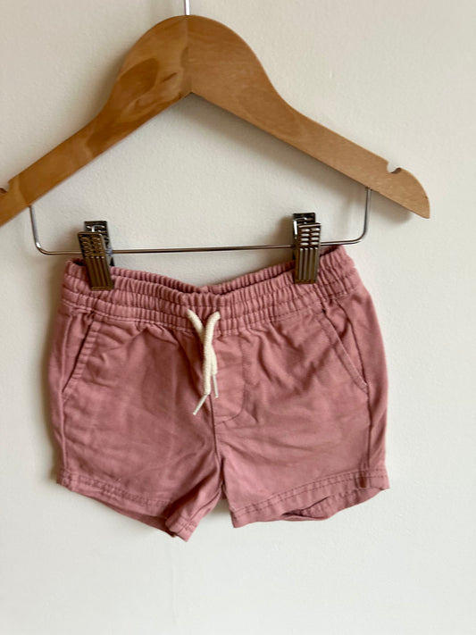 Salmon Shorts with Pockets / 12-18m