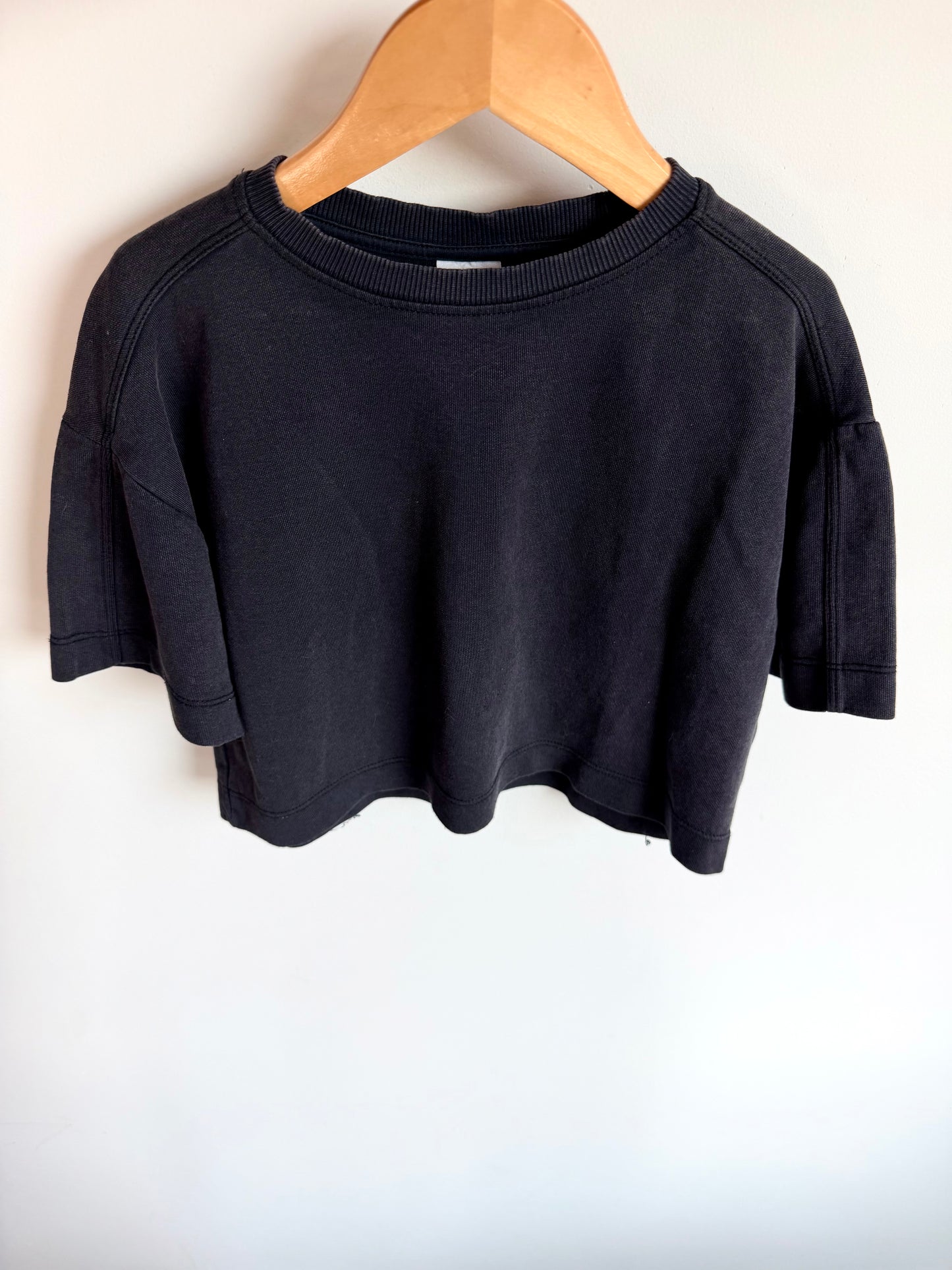 Zara Charcoal Boxy T-shirt / 6-7 years