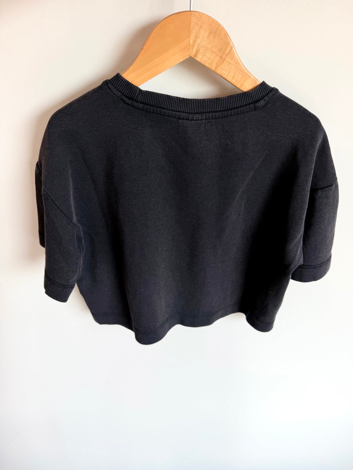 Zara Charcoal Boxy T-shirt / 6-7 years