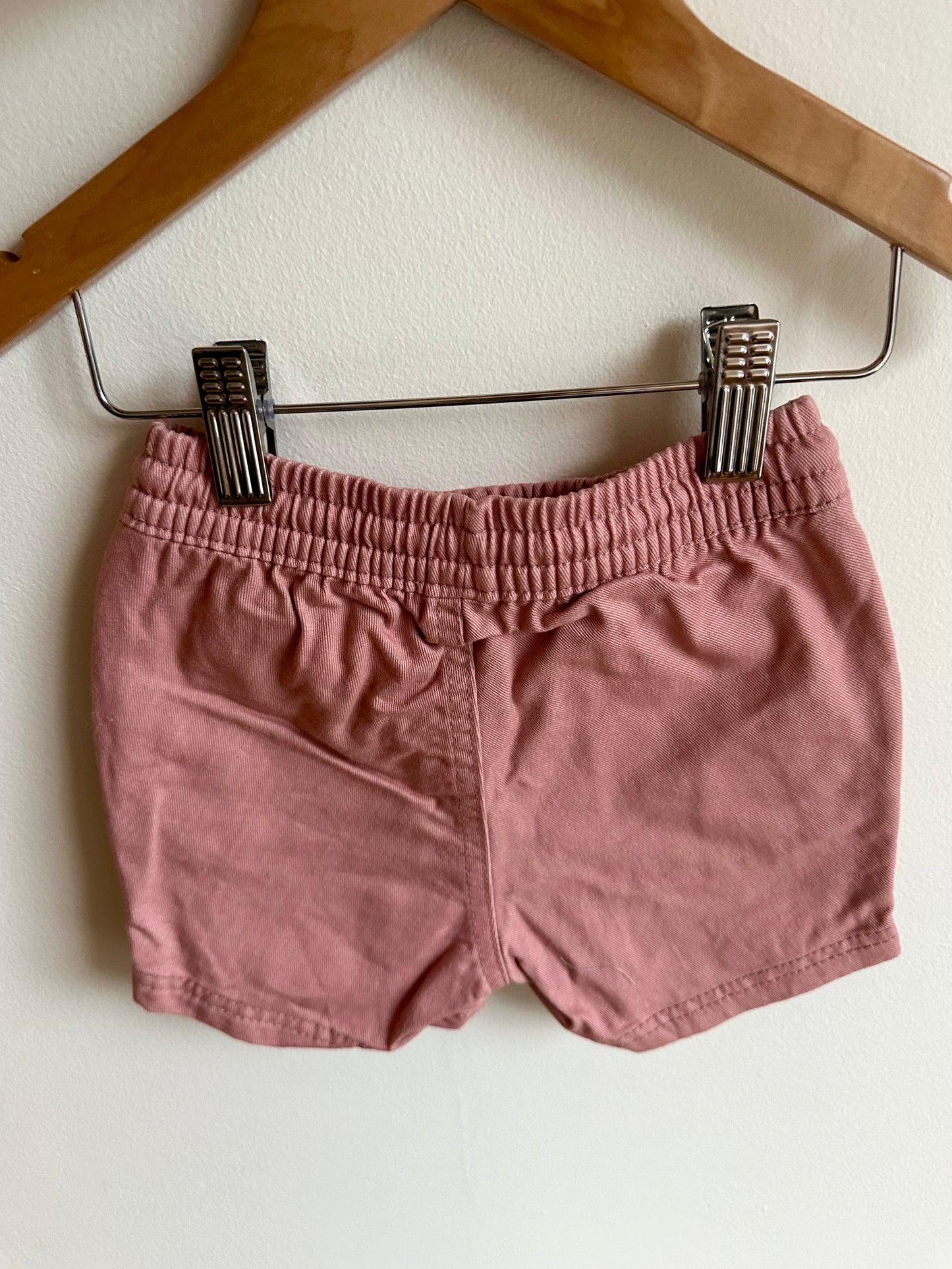 Salmon Shorts with Pockets / 12-18m