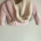 Blush Fleece Hood Sweater / 9m