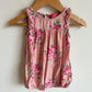 Pink Rose Romper / 6-12m