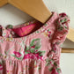 Pink Rose Romper / 6-12m