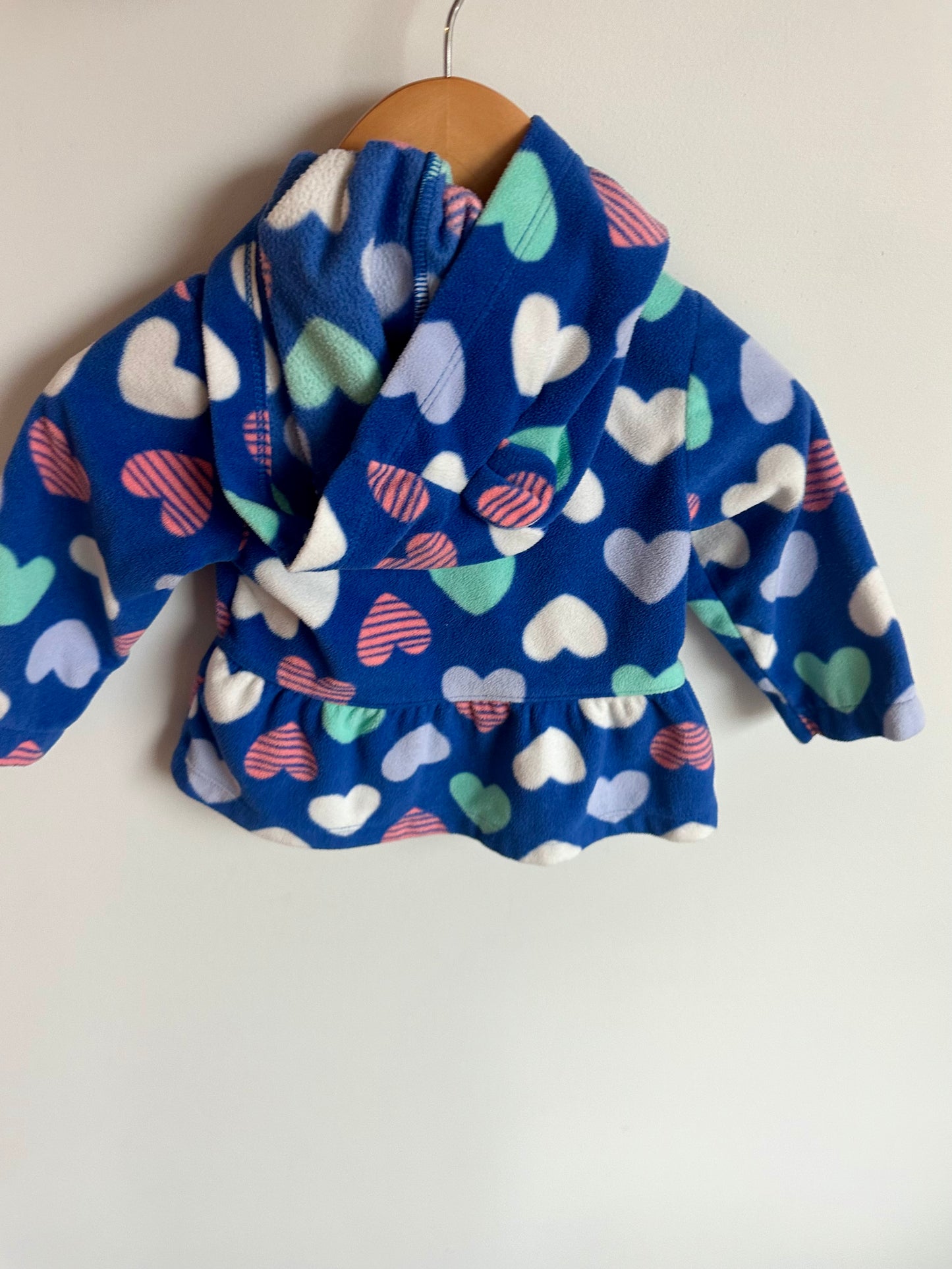 Heart Hood Zipper Sweater / 9m