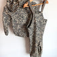 Wheat Daisy Rain Jacket + Pants Set / 3T