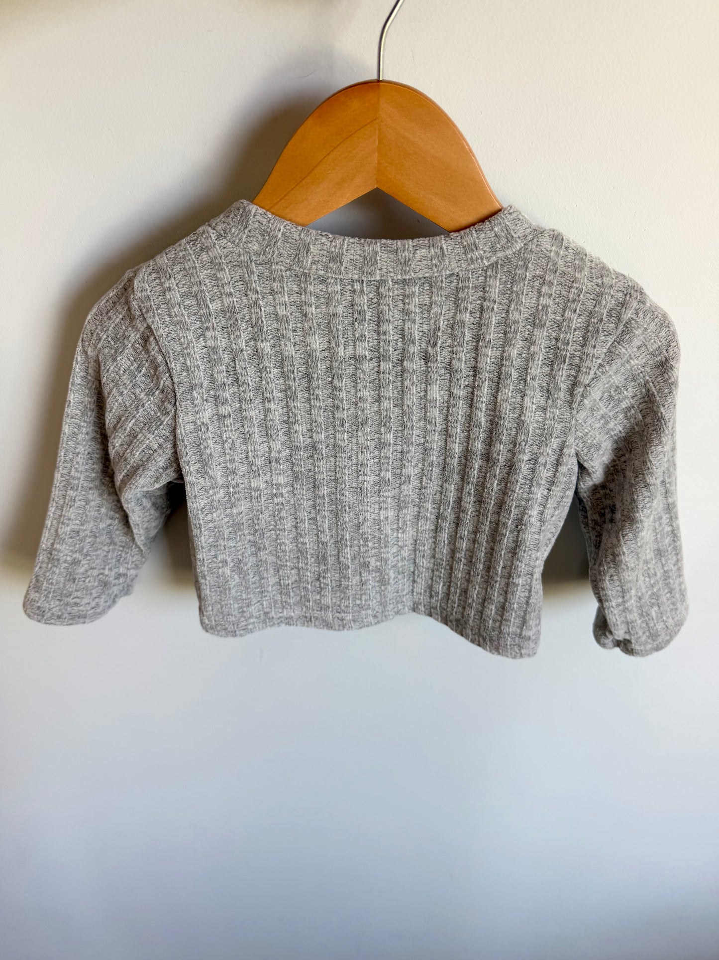 Soft Grey Cardigan / 18-24m